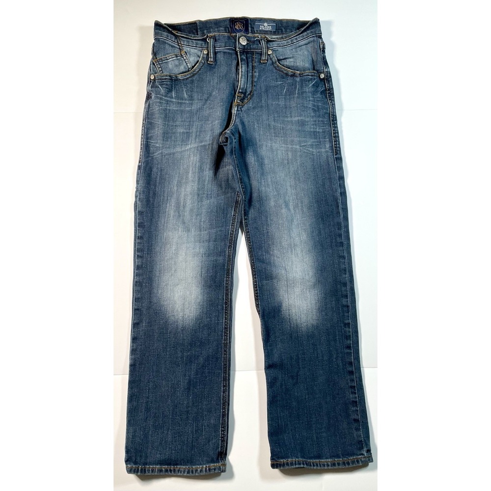 Rock & Republic Men's Relaxed Straight Denim Blue Jeans (29x29) Cotton Stretch